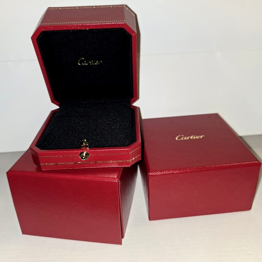 Cartier Ring Box Jewelry Box Set- Authentic Cartier Ring Box